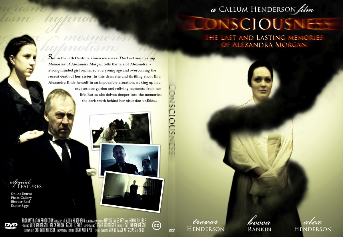 Consciousness DVD Cover Cortometraggio