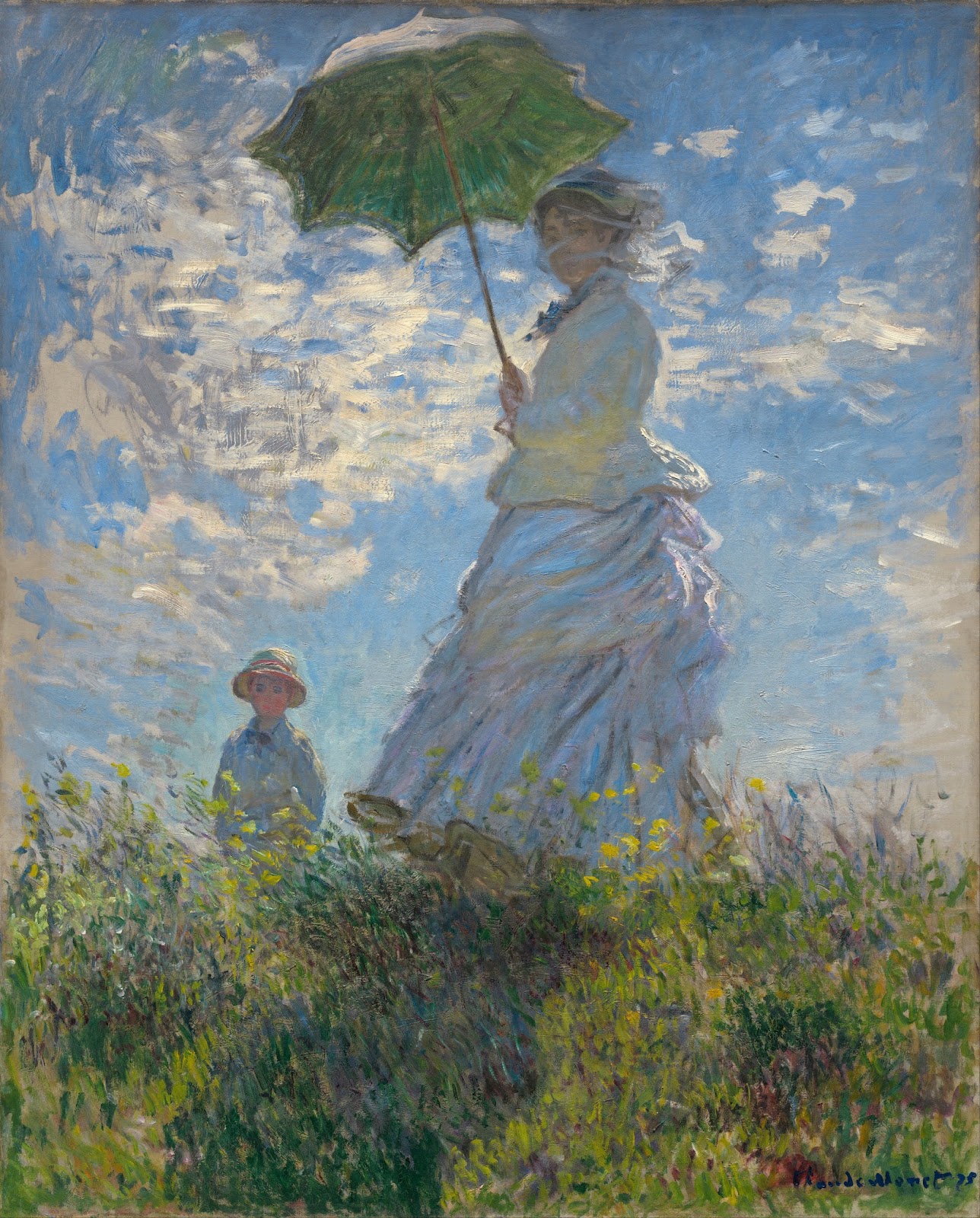 film Claude Monet Woman with a Parasol