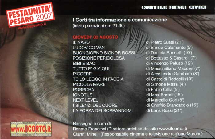 Festa Unita Pesaro 2007 ilcorto.it ilcorto.eu 30