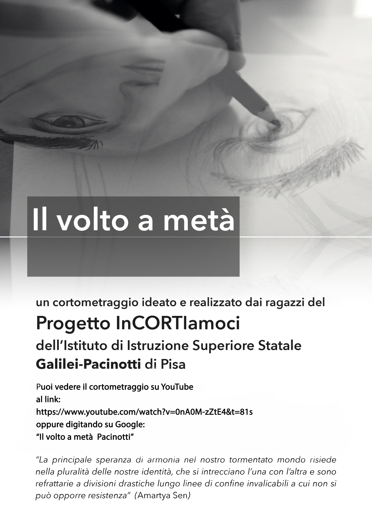 LOCANDINA IL VOLTO A META Simone Pecori