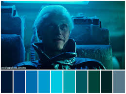 Look Cinematografico palette colori Blade Runner