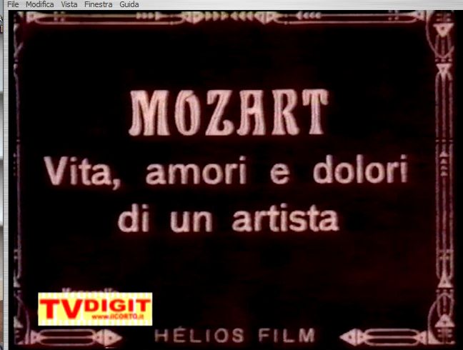 MOZART Vita amori e dolori di un artista Cortometraggio muto 1910