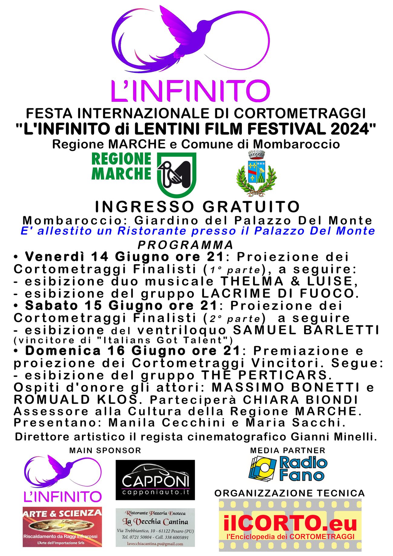 Manifesto LINFINITO v13 RPDM1300