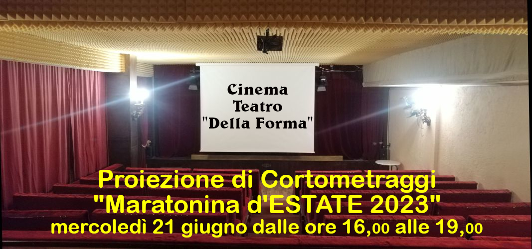 Maratonina Estate 2023 di Cortometraggi Corti Proiezioni gratis