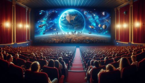 Sala cinama 3 pubblico 500