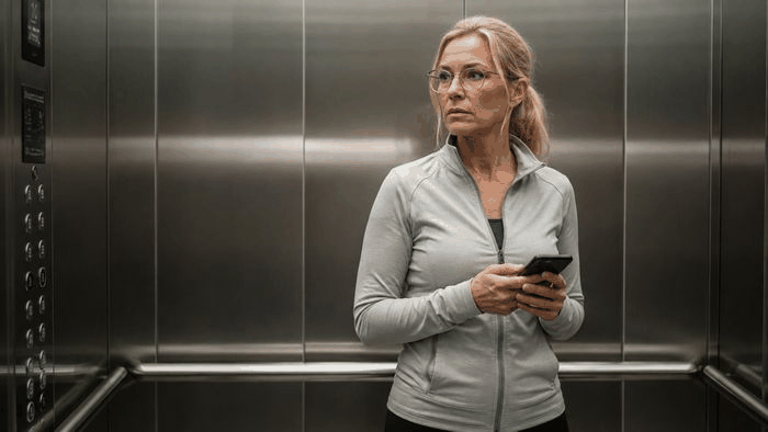 animazione Donna Ascensore 4