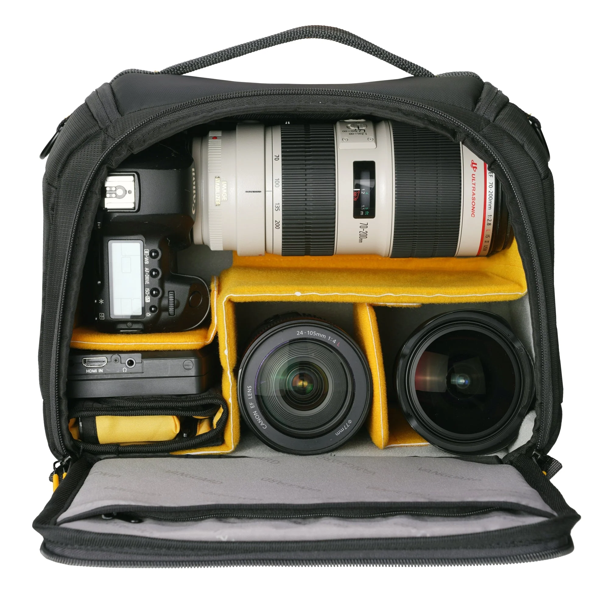 borsa con diverse ottiche