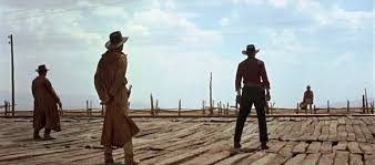 establishing shot Cera una volta il West