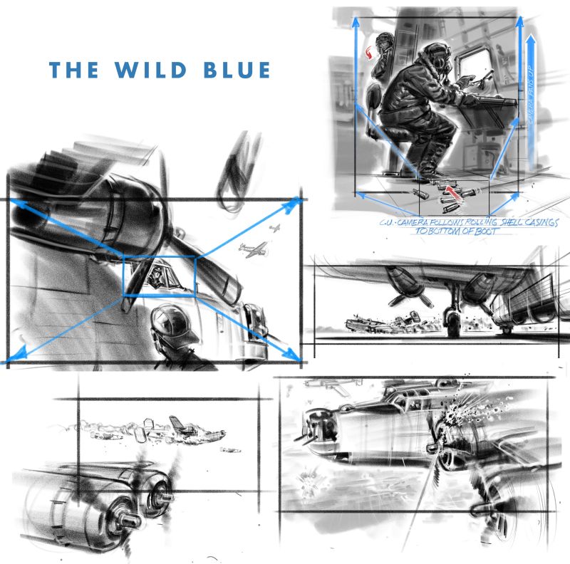 storyboard THE WILD BLUE di 