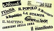 testate di quotidiani
