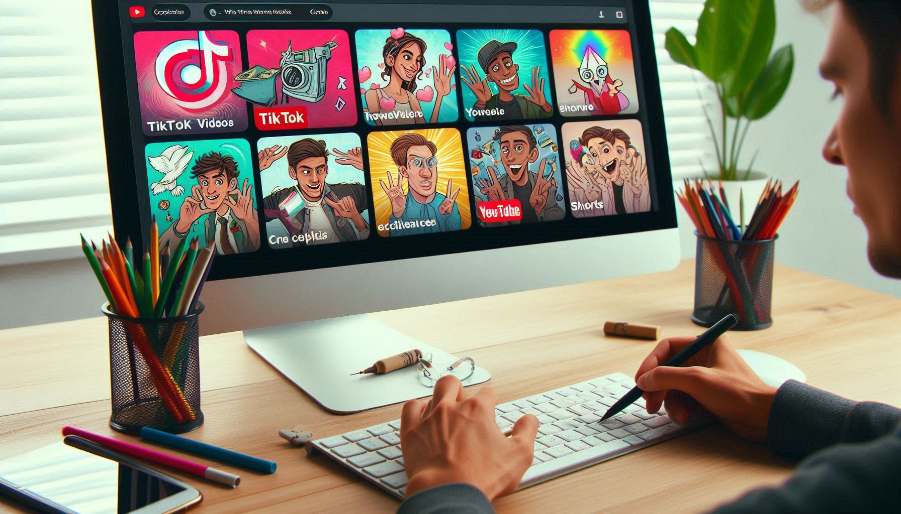video di TikTok di YouTube e Cortometraggi